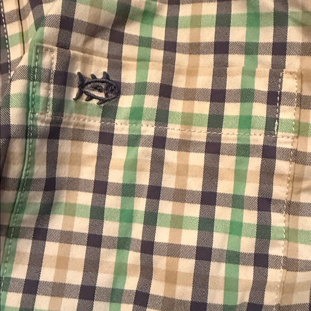 Southern Tide Multicolor Plaid‎ Shirt Jacket Sz M(10-12)